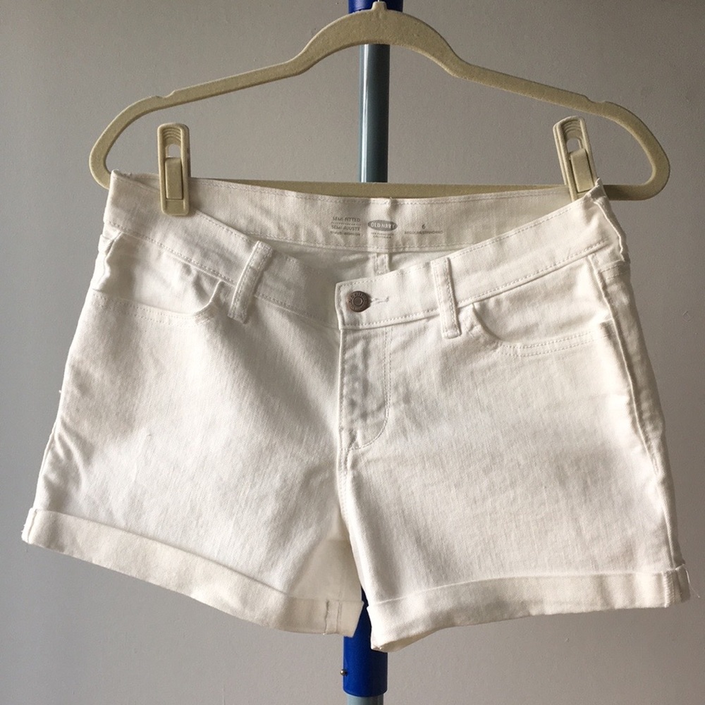 Old Navy White Denim Shorts